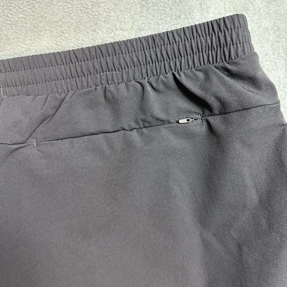 FLX Mens XXL Athletic Shorts Black Elastic Waist Active Outdoor Drawstring NWOT